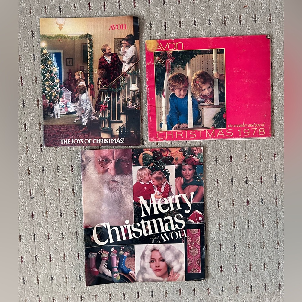 Vintage Avon Christmas Catalogs Lot 1